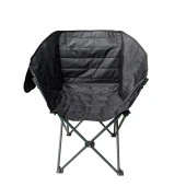 Andoutdoor Capello Katlanabilir Kamp Sandalyesi-SİYAH - 1