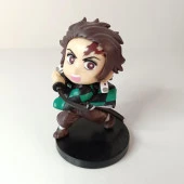 Anime Demon Slayer Tanjiro Kamado İblis Avcısı Mini Figür Eylem Karakter Figür Oyuncak Biblo 8 cm thumbnail 2