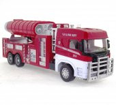 Die Cast Model Çek Bırak Duman Emici İtfaiye Kamyonu - 1