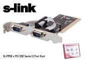 S-link SL-PP02 x PCI 232 Serial 2 Port Kart - 1