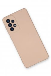 NewFace Samsung Galaxy A73 5G Kılıf Nano içi Kadife  Silikon - Pudra - 3