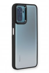 NewFace Xiaomi Redmi Note 10 Kılıf Dora Kapak - Siyah - 1