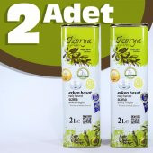 2 li Erken Hasat Zeytinyağı Soğuk Sıkma 2L. 2 Adet (2 x 2000 ml) - 1