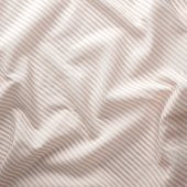 Fon Perde/2 Kanat, MeridyenDukkan Beyaz-Bej Renk-Çizgili Model 120x300 cm - 4
