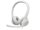 H390 USB KULAKLIK-BEYAZ 981-001286 - 1