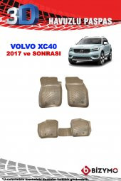 Volvo XC40 2017+ 3D Havuzlu Bej Paspas Bizymo - 2