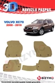 Volvo XC70 2008-2016 3D Bej Havuzlu Paspas Takımı Bizymo thumbnail 2