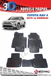 Toyota Rav 4 2019 ve Sonrası 3D Havuzlu Paspas Takımı Bizymo - 2