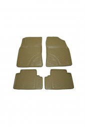 Toyota Avensis 2009 ve Sonrası 3D Havuzlu Bej Paspas Takımı Bizymo thumbnail 1