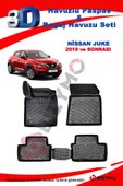 Nissan Juke 2019 ve Sonrası 3D Havuzlu Paspas Bizymo thumbnail 2