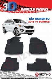 Kia Sorento 2016 Ve Sonrası 3D Paspas Takımı Bizymo thumbnail 2