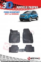 Ford Ecosport 2017 Ve Sonrası 3D Havuzlu Paspas Takımı Bizymo - 2