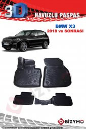 Bmw X3 2018 Ve Sonrası 3D Havuzlu Paspas Takımı Bizymo - 2