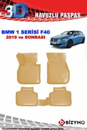Bmw 1 Serisi F40 2019 Ve Sonrası Bej 3D Havuzlu Paspas Bizymo - 2