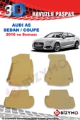 Audi A5 2016 Ve Sonrası 3D Bej Paspas Takımı Bizymo - 2