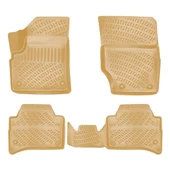 Volkswagen Touareg 2002-2010 3D Havuzlu Bej Paspas Bizymo - 1