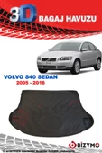 Volvo S40 Sedan 2005-2016 3D Bagaj Havuzu Bizymo thumbnail 2
