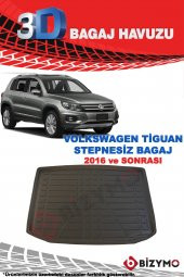 Volkswagen Tiguan Stepnesiz 2016 Ve Sonrası 3D Bagaj Havuzu Bizymo thumbnail 2