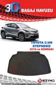 Toyota C-Hr Stepnesiz 2016 Ve Sonrası 3D Bagaj Havuzu Bizymo thumbnail 2