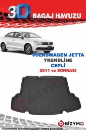 Volkswagen Jetta Trendline Cepli 2011+ 3D Bagaj Havuzu Bizymo - 2