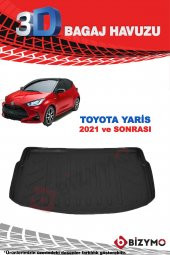 Toyota Yaris Hb 2021 ve Sonrası 3D Bagaj Havuzu Bizymo thumbnail 2