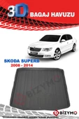 Skoda Superb 2008-2014 3D Bagaj Havuzu Bizymo - 2