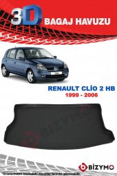 Renault Clio 2 Hb 1999-2006 3D Bagaj Havuzu Bizymo - 2