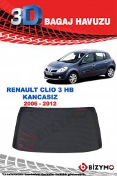 Renault Clio 3 Hb Kancasız 2006-2012 3D Bagaj Havuzu Bizymo - 2