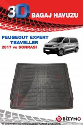 Peugeot Expert Traveller 2017 ve Sonrası 3D Bagaj Havuzu Bizymo thumbnail 2