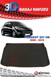 Peugeot 207 Hb 2006-2015 3D Bagaj Havuzu Bizymo thumbnail 2