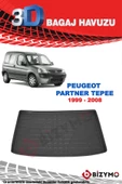 Peugeot Partner Tepee 1999-2008 3D Bagaj Havuzu Bizymo thumbnail 2