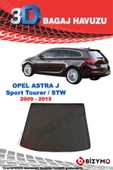 Opel Astra J Sport Tourer-STW 2009-2015 3D Bagaj Havuzu Bizymo thumbnail 1