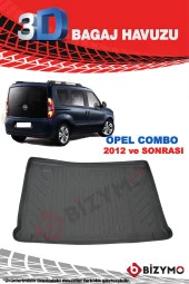 Opel Combo 2012-2018 3D Bagaj Havuzu Bizymo thumbnail 2