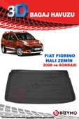 Fiat Fiorino Halı Zemin 2008 ve Sonrası 3D Bagaj Havuzu Bizymo - 2