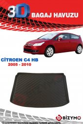 Citroen C4 Hb 2005-2010 3D Bagaj Havuzu Bizymo - 2