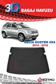 Dacia Duster 4X4 2010-2017 3D Bagaj Havuzu Bizymo thumbnail 2