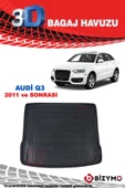 Audi Q3 2011 Ve Sonrası 3D Bagaj Havuzu Bizymo thumbnail 2