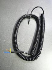 3x1.5 mm Ucu Açık Spiral Elektrik Kablosu 5 Metre - 1