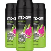 Axe Erkek Deodorant & Bodyspray Epic Fresh 48 Saat Etkileyici Koku 150 ml X3 Adet - 2