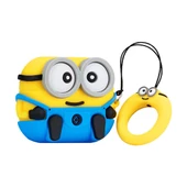 E2M AIRPODS 1-2 KILIF ÇİFT GÖZ MAVİ - 1