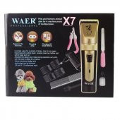 WAER WA-08158 PROFESYONEL ŞARJLI SAÇ VE SAKAL TRAŞ MAKİNESİ - 3