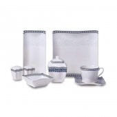 Korkmaz A8589 Link Collection 28 Parça Kare Kahvaltı Takımı - 1