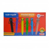 Kids Mode Yağlı Pastel Boya Altıgen 12 Renk DKPB103 - 1