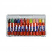 Kids Mode Yağlı Pastel Boya Altıgen 12 Renk DKPB103 - 2
