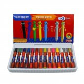 Kids Mode Yağlı Pastel Boya Altıgen 12+2 Renk DKPB100 thumbnail 3