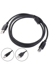 1.5 Metre Usb Yazıcı Kablosu Usb 2.0 Tip A Erkek - B Erkek Usb 2.0 Printer Kablo Usb A'dan B'ye 1.5m thumbnail 4