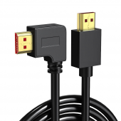 1.5 mt Hdmi L Kablo 90 Derece Sağ Açılı Hdmı Erkek Erkek L Kablo thumbnail 1