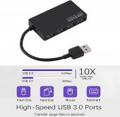 Usb 3.0 Hub 4 Port 3.0 Usb Çoklayıcı Ultra Ince Slim Usb Çoklayıcı Güç Bağlantı Noktalı - 3