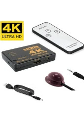 3 Port Hdmi Switch Kumandalı Hdmı Seçici 3 Giriş 1 Çıkış Hdmi Çoğaltıcı Hd1080p - 2