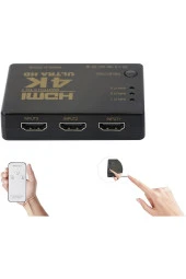 3 Port Hdmi Switch Kumandalı Hdmı Seçici 3 Giriş 1 Çıkış Hdmi Çoğaltıcı Hd1080p - 4